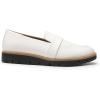 DREAM PAIRS Women’s Loafers, Slip-On Business Casual Work Shoes(White-pu)