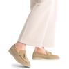 DREAM PAIRS Women’s Loafers Suede Loafer Slip-on Comfortable Casual Dressy Business Work Shoes with Arch Support(Apricot)