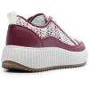 DREAM PAIRS Women Platform Chunky Lightweight Comfortable Casual Lace-Up Sky Walking Fashion Sneakers(Burgundy)