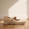 DREAM PAIRS Womens Ballet Mary Jane Flats, Comfortable Business Office Dress Shoes for Women Dressy and Work with Ankle Strap(Nude)