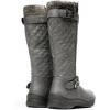 DREAM PAIRS Women’s Faux Fur Knee High Boot Round Toe Fall Winter Boots(Grey)