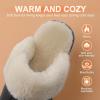 DREAM PAIRS Women’s House Slippers Indoor Fuzzy Fluffy Furry Cozy Home Bedroom Comfy Winter Cute Warm Outdoor Shoes FuzzyEasy(Grey)