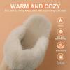 DREAM PAIRS Women’s House Slippers Indoor Fuzzy Fluffy Furry Cozy Home Bedroom Comfy Winter Cute Warm Outdoor Shoes FuzzyEasy(Sand)