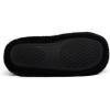 DREAM PAIRS Women’s Plush Fuzzy Slip on Indoor Outdoor Winter House Slippers(Black)