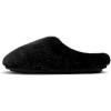DREAM PAIRS Women’s Plush Fuzzy Slip on Indoor Outdoor Winter House Slippers(Black)