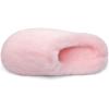 DREAM PAIRS Women’s Plush Fuzzy Slip on Indoor Outdoor Winter House Slippers(Pink)