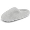 DREAM PAIRS Women’s Plush Fuzzy Slip on Indoor Outdoor Winter House Slippers(Grey)