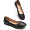 DREAM PAIRS Women’s Sole-Happy Ballerina Walking Flats Shoes(Black)