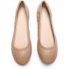 DREAM PAIRS Women’s Sole-Happy Ballerina Walking Flats Shoes(Nude)