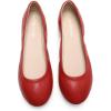 DREAM PAIRS Women’s Sole-Happy Ballerina Walking Flats Shoes(Red)