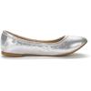 DREAM PAIRS Women’s Sole-Happy Ballerina Walking Flats Shoes(Silver)
