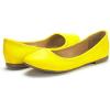 DREAM PAIRS Women’s Sole-Happy Ballerina Walking Flats Shoes(Yellow)