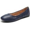 DREAM PAIRS Women’s Sole-Happy Ballerina Walking Flats Shoes(Navy)