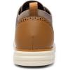 Bruno Marc Men’s KnitFlex Craft Mesh Oxfords Sneakers Casual Dress Lace-Up Lightweight Walking Shoes(6-light Brown)