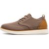 Bruno Marc Men’s KnitFlex Craft Mesh Oxfords Sneakers Casual Dress Lace-Up Lightweight Walking Shoes(6-light Brown)