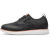 Bruno Marc Men’s KnitFlex Craft Mesh Oxfords Sneakers Casual Dress Lace-Up Lightweight Walking Shoes(8-black)