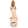 DREAM PAIRS Women’s Swan-05 High Heel Platform Dress Pump Shoes(Nude/Nubuck)