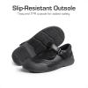 DREAM PAIRS Girls Kids Mary Jane School Uniform Toe-Protective Shoes Soft Flats Toddler Little Kid(Black-pu)