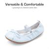 DREAM PAIRS Toddler Little Girls Ballet Flats Dress Shoes Mary Janes Ballerina Shoes(Light Blue)
