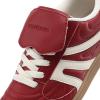 DREAM PAIRS Women’s Tennis Sneakers Walking Casual Lace-Up Footwear Comfortable Trendy Fold-Over Design Fashion Sneakers Shoes(Red)