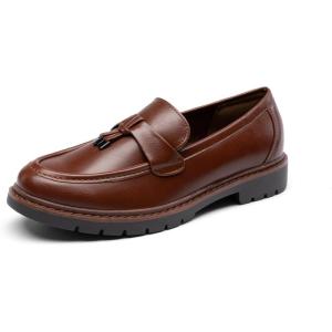 DREAM PAIRS Loafers for Women Slip On Loafer Comfortable Dressy Casual Business Office Shoes(Tan)