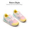DREAM PAIRS Girls Sneakers Lace-up Tennis Running Casual Footwear LilLegends Lightweight Classic Walking Shoes for Little/Big Kid(Mint Green/Pink)