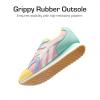 DREAM PAIRS Girls Sneakers Lace-up Tennis Running Casual Footwear LilLegends Lightweight Classic Walking Shoes for Little/Big Kid(Mint Green/Pink)
