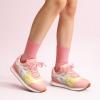 DREAM PAIRS Girls Sneakers Lace-up Tennis Running Casual Footwear LilLegends Lightweight Classic Walking Shoes for Little/Big Kid(Pink)