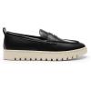 DREAM PAIRS Women’s Arch Support Slip On Loafers(Black-pu)