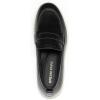 DREAM PAIRS Women’s Arch Support Slip On Loafers(Black-pu)