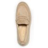 DREAM PAIRS Women’s Arch Support Slip On Loafers(Nude-suede)