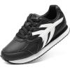 DREAM PAIRS Girls Sneakers Lace-up Tennis Running Casual Footwear LilLegends Lightweight Classic Walking Shoes for Little/Big Kid(Black)