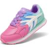 DREAM PAIRS Girls Sneakers Lace-up Tennis Running Casual Footwear LilLegends Lightweight Classic Walking Shoes for Little/Big Kid(Hot Pink/Green)