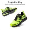 DREAM PAIRS Boys Girls Shoes Kids Tennis Athletic Running Gym School Sneakers for Little Big Kid(Neon Green/Black)