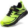 DREAM PAIRS Boys Girls Shoes Kids Tennis Athletic Running Gym School Sneakers for Little Big Kid(Neon Green/Black)
