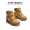 DREAM PAIRS Kids Ankle Boots Boys Girls Fashion Booties with Hook and Loop (Toddler/Little Kid)(Camel)