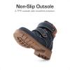 DREAM PAIRS Kids Ankle Boots Boys Girls Fashion Booties with Hook and Loop (Toddler/Little Kid)(Navy)