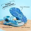 DREAM PAIRS Boys Girls Sandals Kids Adventurous Light-Weight Adjustable Straps Summer Water Shoes (Toddler/Little Kid/Big Kid)(Baby/Blue)