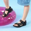 DREAM PAIRS Boys Girls Sandals Kids Adventurous Light-Weight Adjustable Straps Summer Water Shoes (Toddler/Little Kid/Big Kid)(Black)