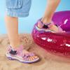 DREAM PAIRS Boys Girls Sandals Kids Adventurous Light-Weight Adjustable Straps Summer Water Shoes (Toddler/Little Kid/Big Kid)(Lavender/Orange)