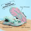 DREAM PAIRS Boys Girls Sandals Kids Adventurous Light-Weight Adjustable Straps Summer Water Shoes (Toddler/Little Kid/Big Kid)(Mint/Pink)