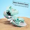 DREAM PAIRS Boys Girls Sandals Kids Adventurous Light-Weight Adjustable Straps Summer Water Shoes (Toddler/Little Kid/Big Kid)(Mint/Pink)