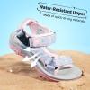 DREAM PAIRS Boys Girls Sandals Kids Adventurous Light-Weight Adjustable Straps Summer Water Shoes (Toddler/Little Kid/Big Kid)(Pink)