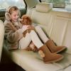 DREAM PAIRS Girls Boots Kids Boys Winter Snow Mid Calf Boots Faux Fur Lined FuzzyChic Kid’s Lolly for Little Kid/Big Kid(Light Brown)
