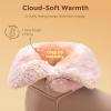 DREAM PAIRS Girls Boots Kids Boys Winter Snow Mid Calf Boots Faux Fur Lined FuzzyChic Kid’s Lolly for Little Kid/Big Kid(Light Pink)