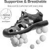 DREAM PAIRS Men’s Sandals Hiking Water Sport Athletic Beach Outdoor Comfortable Casual Closed Toe Summer Sandal Shoes(Black/Dark Grey)