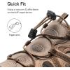DREAM PAIRS Men’s Sandals Hiking Water Sport Athletic Beach Outdoor Comfortable Casual Closed Toe Summer Sandal Shoes(Khaki)