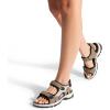 DREAM PAIRS Women’s Walking Sport Athletic Sandals Comfort Open Toe Casual Outdoor Hiking Summer Shoes(Beige/Grey)