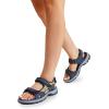 DREAM PAIRS Women’s Walking Sport Athletic Sandals Comfort Open Toe Casual Outdoor Hiking Summer Shoes(Navy)