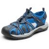DREAM PAIRS Men’s Sandals Hiking Water Sport Athletic Beach Outdoor Comfortable Casual Closed Toe Summer Sandal Shoes(Navy)